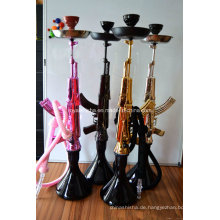 Große Größe Zink-Legierung Mob Ak47 Gun Hookah